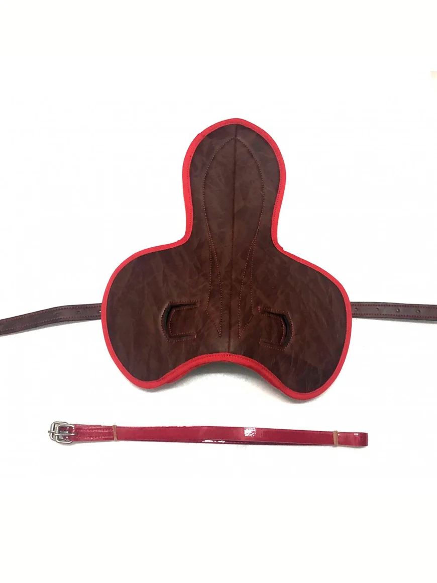 Jokeyler İçin Eyer Set (300 g) Bordo Görsel 5