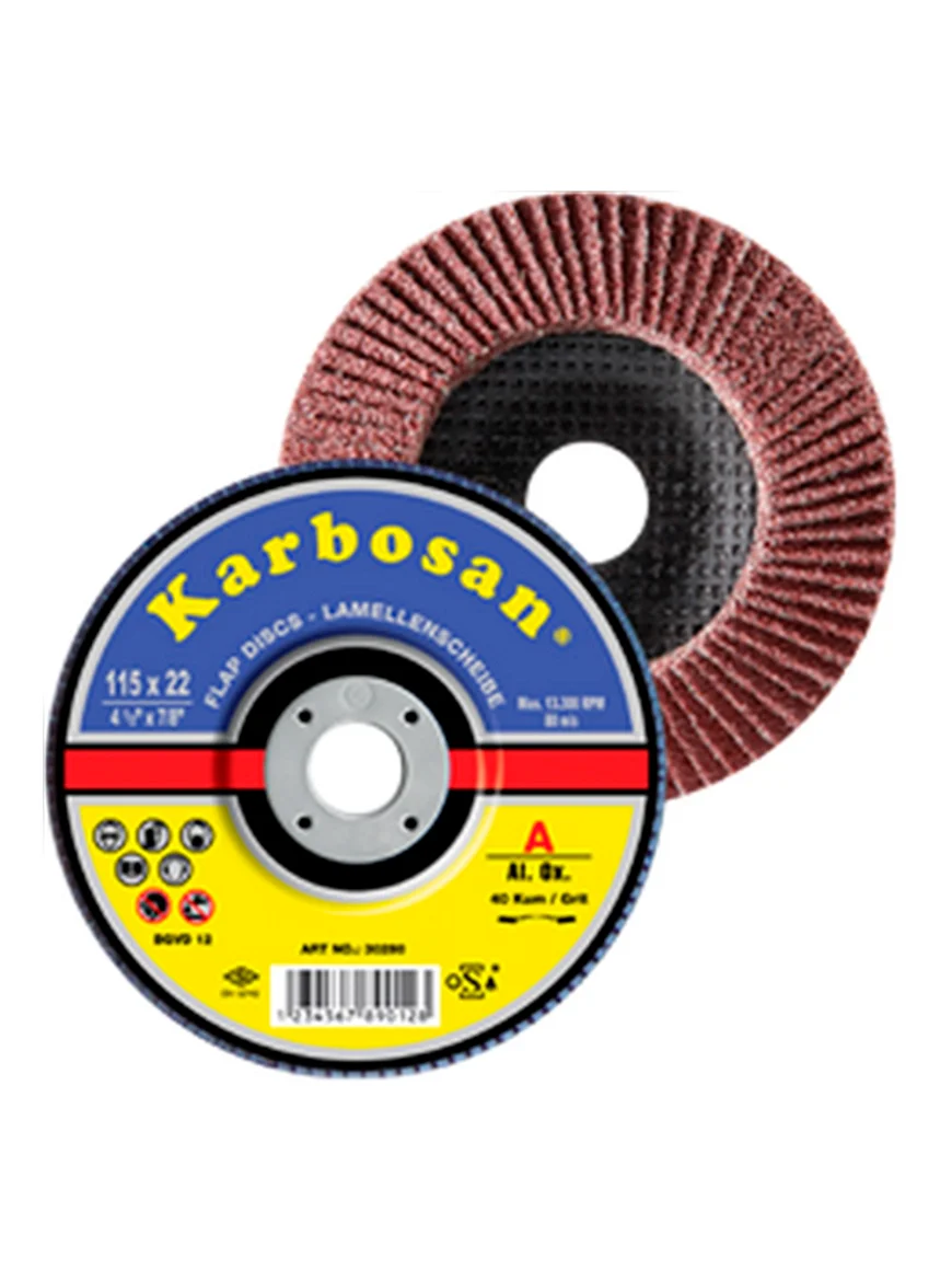Kum Flap Disk Zımpara (karbosan) — Nal ve Nalbant Malzemeleri