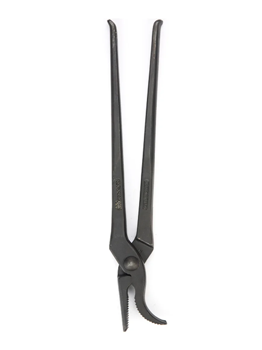 Mustad perçin bükme makası çene detayı